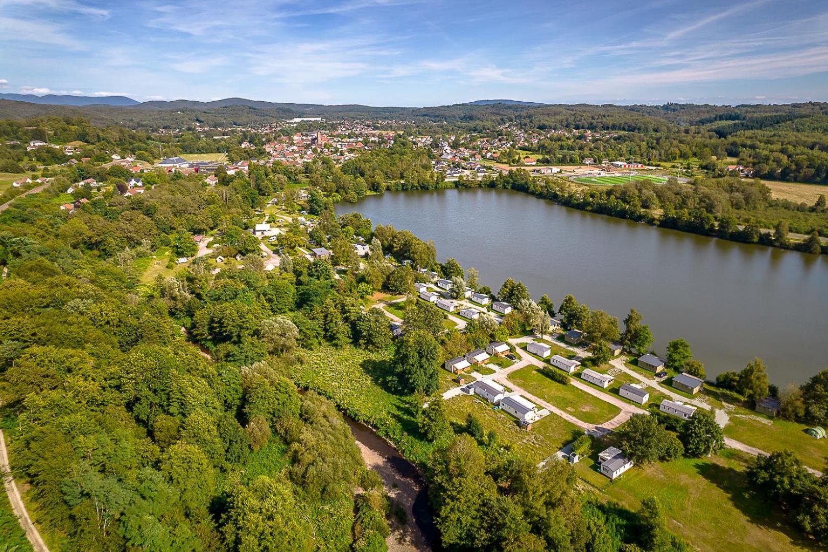 Camping Les Ballastieres - Vosges Du Sud Champagney Exterior photo